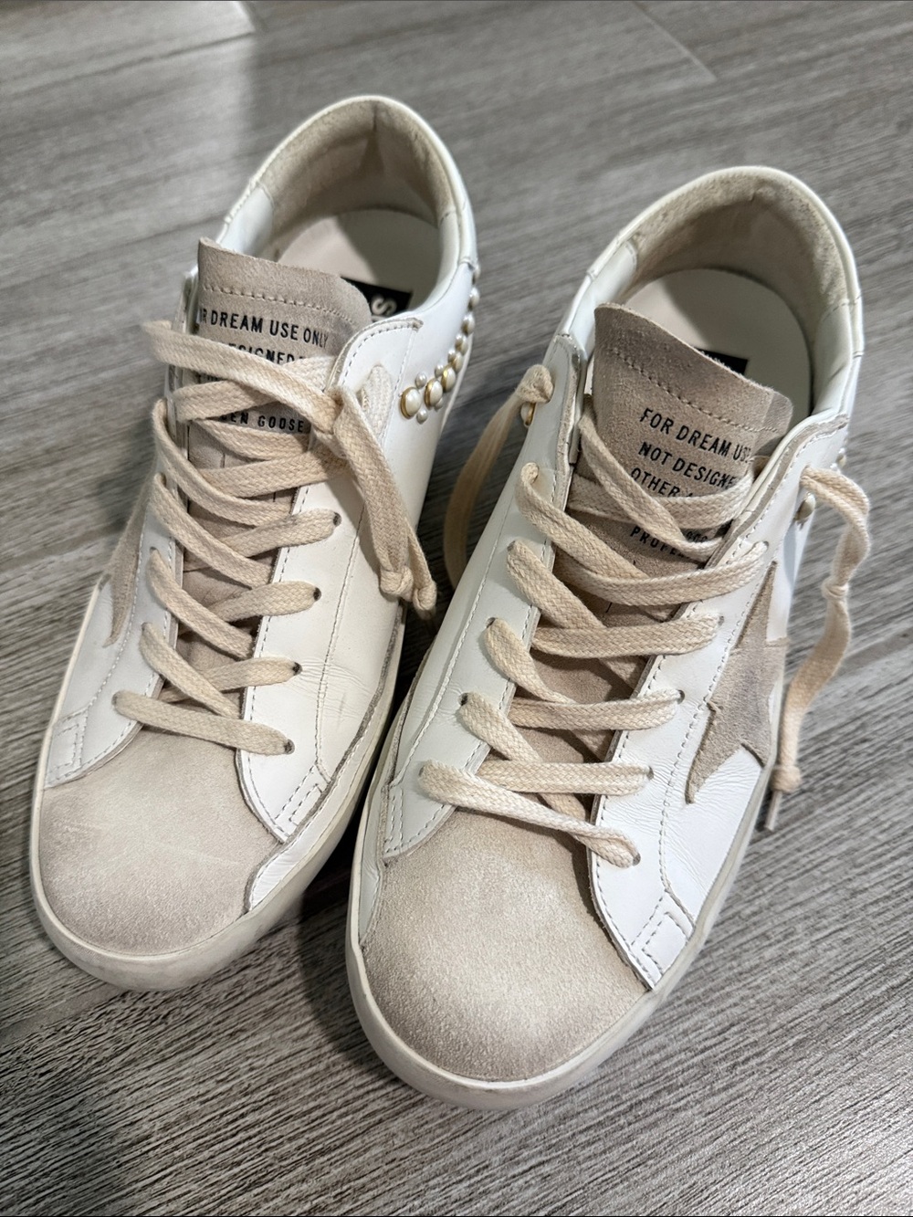 Golden Goose Super-Star peal detailing Size 39